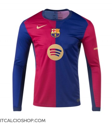 Barcelona Prima Maglia 2024-25 Manica Lunga